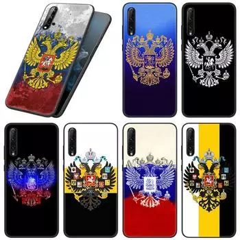 Чехол с гербом России и российского флага для Huawei Honor 10X Lite 7A 7S 8A 8S 8C 8X 9A 9C 10i 20i 30i 20S 20E 9X Pro 10 8 Lite Honor 7A (5.45 inch)