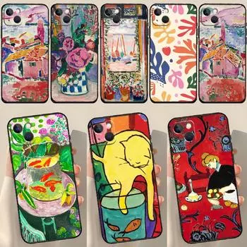 Чехол с художественной росписью Анри Матисса для iPhone 12 11 13 14 15 Pro Max 12 Mini 7 8 Plus X XR XS Max SE 2020, чехол для телефона iPhone 12 Pro
