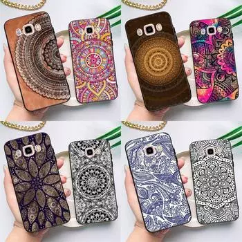 Чехол с индийским узором Мандала для Samsung Galaxy J4 J6 Plus 2018 J8 A6 A7 A8 A9 J1 A3 A5 2016 J3 J5 J7 2017 чехол J3 2017 - J330