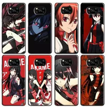 Чехол с изображением аниме Akame Ga Kill для Xiaomi Mi 11 Lite 9T 10T 11T Pro POCO X3 Pro X3 GT F1 F2 F3 M4 M3 Pro Mi 10Lite
