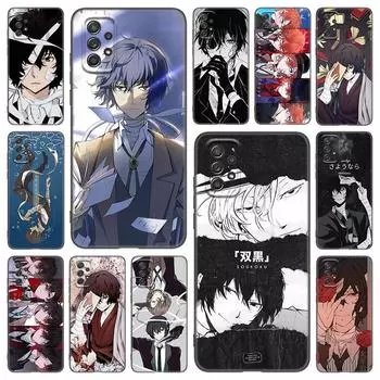 Чехол с изображением аниме Bungou Stray Dogs Dazai Osamu для Samsung A21 A30 A50 A52 S A13 A22 A32 A33 A53 A73 5G A11 A12 A31 A51 A70 A71 A72 Samsung A13