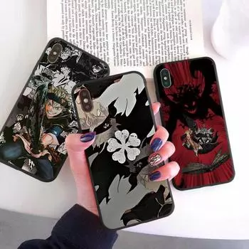 Чехол с изображением аниме «Черный клевер» для Samsung Galaxy S21 S22 S20 FE S9 S10 S10e S8 Plus Note 8 9 10 20 Ultra Lite M31 M32 M52 Coque Note 20 5G