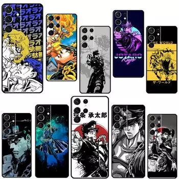 Чехол с изображением аниме Джотаро Куджо и Дио Джоджо для Samsung Galaxy S22 S21 Note 20 Ultra Note 10 S8 S9 S10 Plus S20 FE, чехол для телефона Galaxy S10 5G