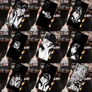 Чехол с изображением аниме Junji Ito Tomie Horror для Samsung Galaxy S21 S22 Ultra Note 20 S8 S9 S10 Note 10 Plus S20 FE, чехол для телефона Galaxy S9