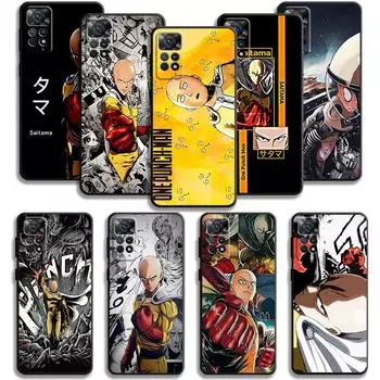 Чехол с изображением аниме One Punch Man Comics для Xiaomi Redmi Note 12 11t 11s 11 10 8 Pro 9 9s 9t 8t для Mi 10 8 9a 9c 10c 12c K40 For Redmi Note11T 5G