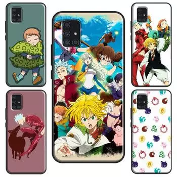 Чехол с изображением аниме «Семь смертных грехов» для Samsung A71 A51 A41 A31 A11 A02 S A10 A20 A40 A50 A70 A21S A20e A12 A32 A52 A72 Samsung A10