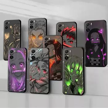 Чехол с изображением аниме «Убийца демонов» для Xiaomi Redmi Note 11 10 9S 9 K40 Pro 7 8 9A 9C 8T 9T 10C 10Pro, силиконовый чехол для телефона Redmi Note 10 Pro