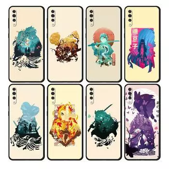 Чехол с изображением аниме «Убийца демонов» для Samsung Galaxy A50 A70 M52 A30 A20s A20e A10 A40 A10s M51 M31 M30s M13 5G, черный чехол для телефона Samsung A60