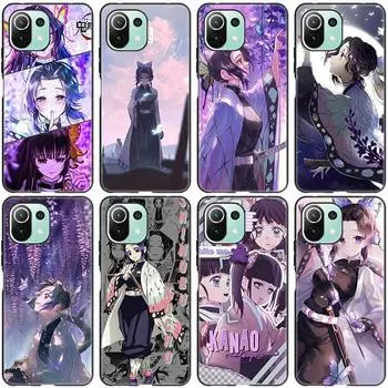 Чехол с изображением аниме «Убийца демонов» Kanao Shinobu sama для Xiaomi Mi 11 Lite NE 11i 10T 11T Pro A2 A3 Lite POCO F3 M3 M4 C31 X3 Pro NFC GT Xiaomi Mi A2 Lite