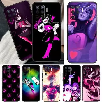 Чехол с изображением аниме Undertale Mettaton для OPPO A5 A9 A31 A53 2020 A53S A1K A15 A16 A52 A72 A92 A83 A91 A54 A74 A94, чехол OPPO A3S