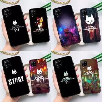 Чехол с изображением бродячего кота для Samsung Galaxy A54 A34 A53 A13 A32 A52 A14 A51 A71 A23 A33 A73 A12 A22 A21S, чехол Samsung A12