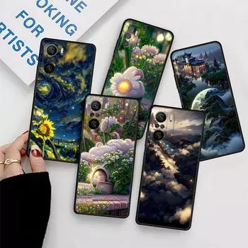 Чехол с изображением деревенского пейзажа для Xiaomi Redmi Note 11 10 9S 9 K40 Pro 7 8 9A 9C 8T 9T 10C 10Pro силиконовый чехол для телефона Redmi Note 10 Pro