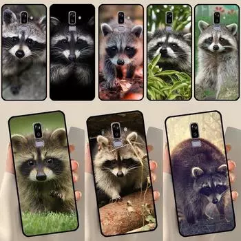 Чехол с изображением енота для Samsung Galaxy J1 J3 J7 J5 2016 A3 A5 2017 J8 A7 A9 J4 J6 A6 A8 Plus 2018 J7 2016 - J710