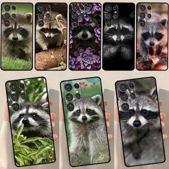 Чехол с изображением енота для Samsung Galaxy S23 S21 S22 Ultra Plus S20 FE Note 20 Note 10 S8 S9 S10 Plus Galaxy S8