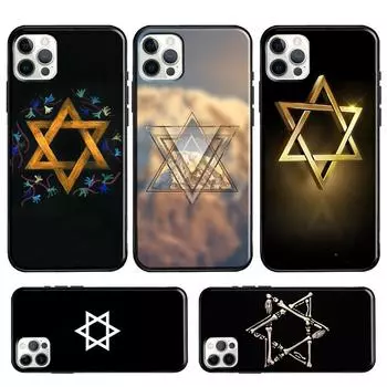 Чехол с изображением еврейской звезды Давида для iPhone 13 12 Pro Max 12 mini 11 Pro Max 6S 7 8 Plus X XR XS Max SE 2020 iphone 5 5S SE