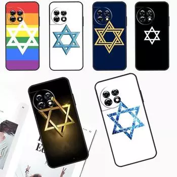 Чехол с изображением еврейской звезды Давида для OnePlus 12 11 9 10 Pro 9RT 10T 10R 12R OnePlus Nord N10 N20 CE 2 3 Lite 2T OnePlus 9Pro