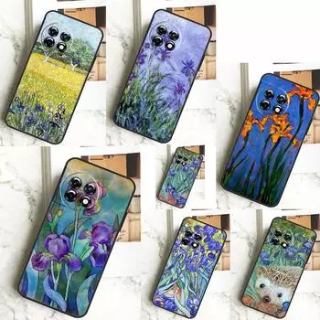 Чехол с изображением ирисов для OnePlus 12 12R 11 9 10 Pro 10R 9R 8T 10T Nord CE 2 3 Lite 2T CE4 N10 N20 N30, чехол OnePlus Nord N10