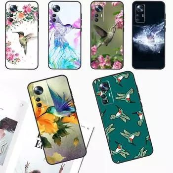 Чехол с изображением колибри для POCO M6 Pro X6 Pro X3 X5 F3 F5 M5s, чехол для телефона Xiaomi 14 12T 11T 13T Pro 12 13 Lite Xiaomi 12T (12T Pro)