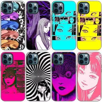 Чехол с изображением комиксов ужасов junji ito Tomie Tees Glitchcore для Apple iPhone 14 13 12 Mini 11 Pro Max 7 8 XR X XS 7 8 Plus SE 2020 2022 iPhone 14
