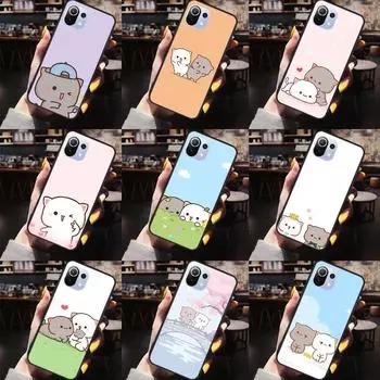 Чехол с изображением кошек «Персик и Гома» для Xiaomi Mi 11 Lite 9T 10T 11T Pro, чехол для POCO X3 Pro M3 M4 Pro F3 X3 GT Mi 10