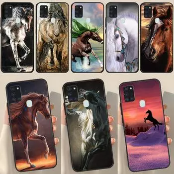 Чехол с изображением лошади и животного для Samsung Galaxy A34 A54 A14 A53 A13 A51 A71 A50 A12 A22 A32 A52 A72 Чехол для телефона Samsung A73 5G