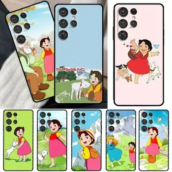 Чехол с изображением мультяшного Хайди для Samsung Galaxy S23 S22 Ultra S20 FE Note 20 Note 10 S8 S9 S10 Plus S21 Ultra Cover Galaxy S20Ultra