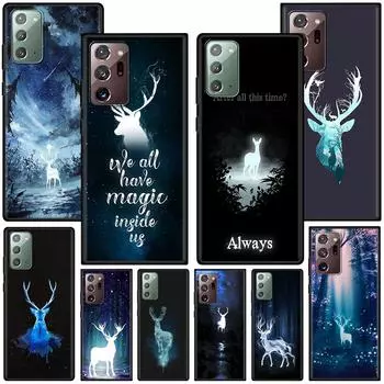 Чехол с изображением оленя для Samsung Galaxy Note 20 Ultra 10 9 8, мягкий силиконовый чехол M31 M30s M51 M31s M52 5G, черный чехол для телефона Samsung F62