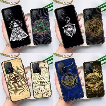 Чехол с изображением пирамидального глаза для POCO F5 X5 X3 Pro X4 F4 GT F3 M5s C40, чехол для Xiaomi 13 12 Lite 11T 12T Pro 12X POCO X4 GT