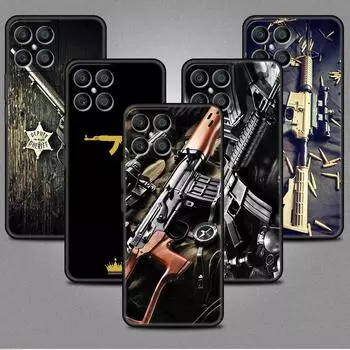 Чехол с изображением пистолета AK47 для Huawei Honor X8 X9 P50 X7 50 20 8X Play 9A P40 P30 Lite P Smart 2021, черный чехол для телефона Huawei P Smart Z