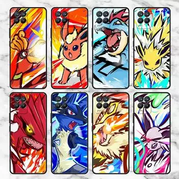 Чехол с изображением покемонов из мультфильма для Realme 8 C21y GT Neo 2 3 8i C21 7 C11 6 C12 C35 C3 GT 9 Pro C12 Master Funda Phone Cover Realme 8i