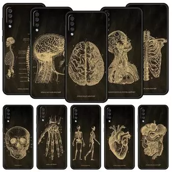 Чехол с изображением скелета и тела для Samsung A54 A52 A14 A50 A70 A30 A40 A20S A20E A02S A12 A22 A34 A42 A32 5G A04s, чехол для телефона Samsung A70