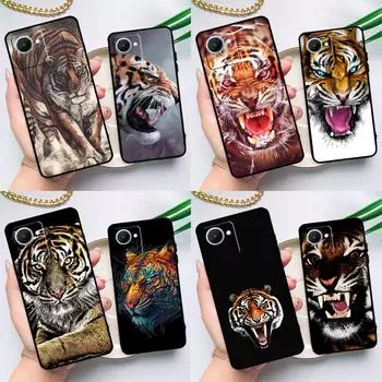 Чехол с изображением свирепого тигра для Realme C55 C33 C31 C35 C30 C11 C15 C25s C21Y GT Neo 5 3T 2T 8 9 10 11 Pro Plus Realme C21