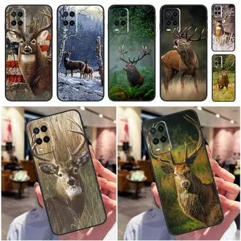 Чехол с изображением животного для охоты на оленя для OPPO A15 A16 A3S A5S A5 A9 A31 A53 A52 A72 A83 A91 A93 A54 A74 A94, задняя крышка OPPO A5 2020