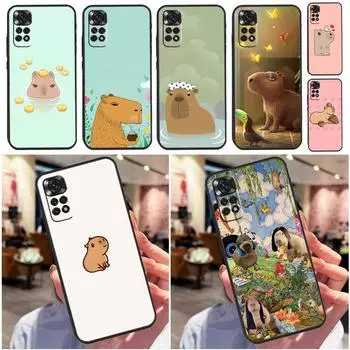 Чехол с капибарой для Redmi Note 12 Pro 8 9 10 11 Pro Note 9S 10S 11S 8T Redmi 10 9A 9C 10A 10C чехол Redmi Note 10S