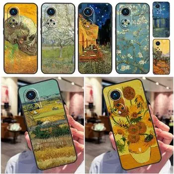 Чехол с картиной маслом Ван Гога для Huawei P30 P50 Pro P40 P20 Lite P Smart 2019 Nova 5T Honor 70 50 80 X8 X9, чехол Huawei P30 Lite