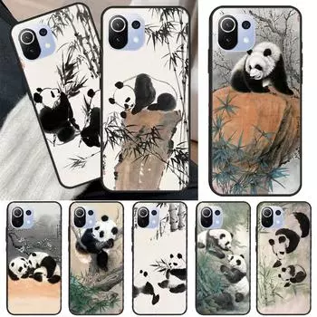 Чехол с китайским медведем и пандой для POCO X5 X3 X4 F5 Pro F3 F4 GT C40 M5s, чехол для телефона Xiaomi 13 11T 12T Pro 12 Lite POCO X4 Pro 5G