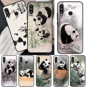 Чехол с китайским медведем и пандой для Huawei P30 Lite P40 P20 P50 Pro Nova 5T P Smart 2019, чехол для Honor 50 10i 8X Huawei P40 Pro