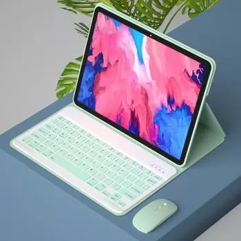 Чехол с клавиатурой для Lenovo Xiaoxin Pad Pro 11,5 дюймов, чехол из искусственной кожи с клавиатурой и мышью для Lenovo Xiaoxin Pad 11 J606F J706F Pad Pro11.5inch 2021
