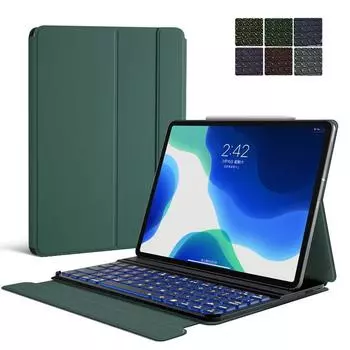 Чехол с клавиатурой с подсветкой для iPad Pro 12,9 (2021 г.), чехол Pro 11, Bluetooth-совместимая клавиатура для Ipad Air 4 10,9, магнитная клавиатура