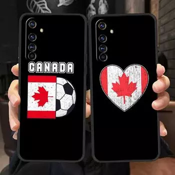 Чехол с кленовым флагом Канады и любовью для Realme GT Neo2 3 для Realme 9 8 7 6 GT2 Pro Plus 5G 8i 9i C3 C21 C11 C25 C35 C21Y, чехол Realme 9 Pro