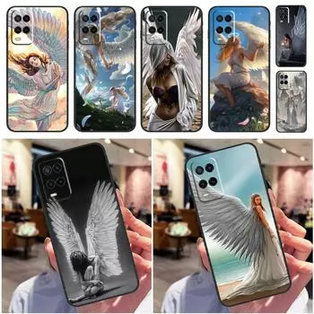 Чехол с крыльями ангела в стиле фэнтези для OPPO A15 A16 A3S A5S A5 A9 A31 A53 A52 A72 A83 A91 A93 A54 A74 A94, задняя крышка OPPO A5 2020