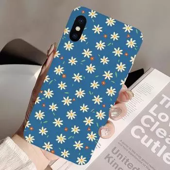 Чехол с маленьким цветочным рисунком для Samsung Galaxy S22 S21 S20 FE Plus Ultra S10 S9 S8 S7 Edge S10E Note 20 10 Lite, силиконовый чехол For Samsung Note 10
