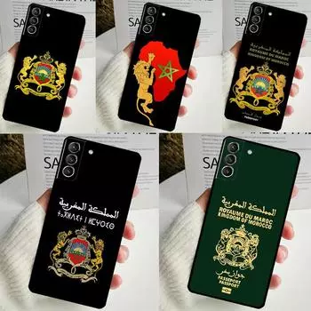 Чехол с марокканским флагом Марокко для Samsung Galaxy S24 S23 S22 Ultra Note 10 Plus Note 20 S9 S10 S20 S21 FE, задняя крышка Galaxy S24