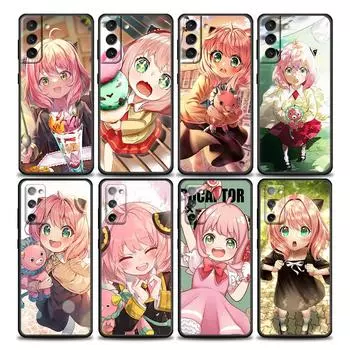 Чехол с милой девушкой Spy X Family Anya Forger, аниме, чехол для Samsung Galaxy S21 S22 S20 S 21 Ultra FE Plus S8 S9 S10 Plus Lite, чехлы Samsung S7