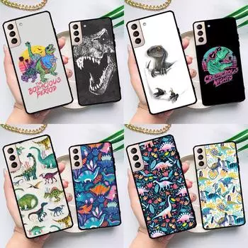 Чехол с милым динозавром для Samsung Galaxy S21 Ultra S20 FE S8 S9 S10 Note 10 Plus Note 20 Ultra, чехол для телефона Galaxy S20