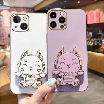 Чехол с милым драконом для iPhone 13 12 Mini 14 11 12 13 Pro Max 11 12 13 14 7 6 Plus X Xr Xs Max SE, чехол для iPhone 15 For iPhone 14