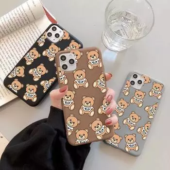 Чехол с милым итальянским медведем для Xiaomi Redmi Note 9 8 10 Pro 9s S 8T 7 5 6 9C Mi Poco X3 NFC F3 9T Pro 11 10 9 SE A3 10T Lite, чехол из ТПУ Poco X3 (NFC)