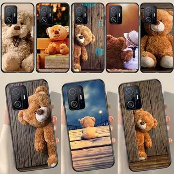 Чехол с милым медведем для POCO X5 X3 F5 Pro X4 F4 GT M5s C40 F3 для Xiaomi 13 Lite 12 11T 12T Pro 12X POCO C40