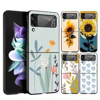 Чехол с милым мультяшным рисунком конфет для Samsung Z Flip 3 4 5, складной мобильный чехол для Samsung Z Flip3 Flip4 Flip5 PC, жесткий чехол Samsung Z Flip
