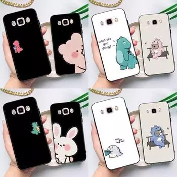 Чехол с милым мультяшным животным динозавром для Samsung Galaxy J3 J5 J7 2017 J1 A3 A5 2016 J4 J6 Plus A6 A8 A7 A9 J8 2018 J4 2018 - J400